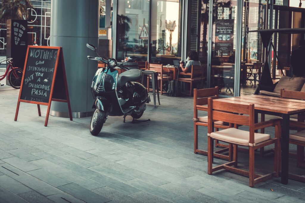 バイクのある風景