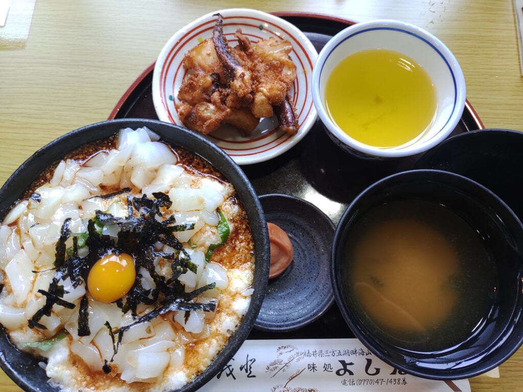 ドライブインよしだのイカ丼