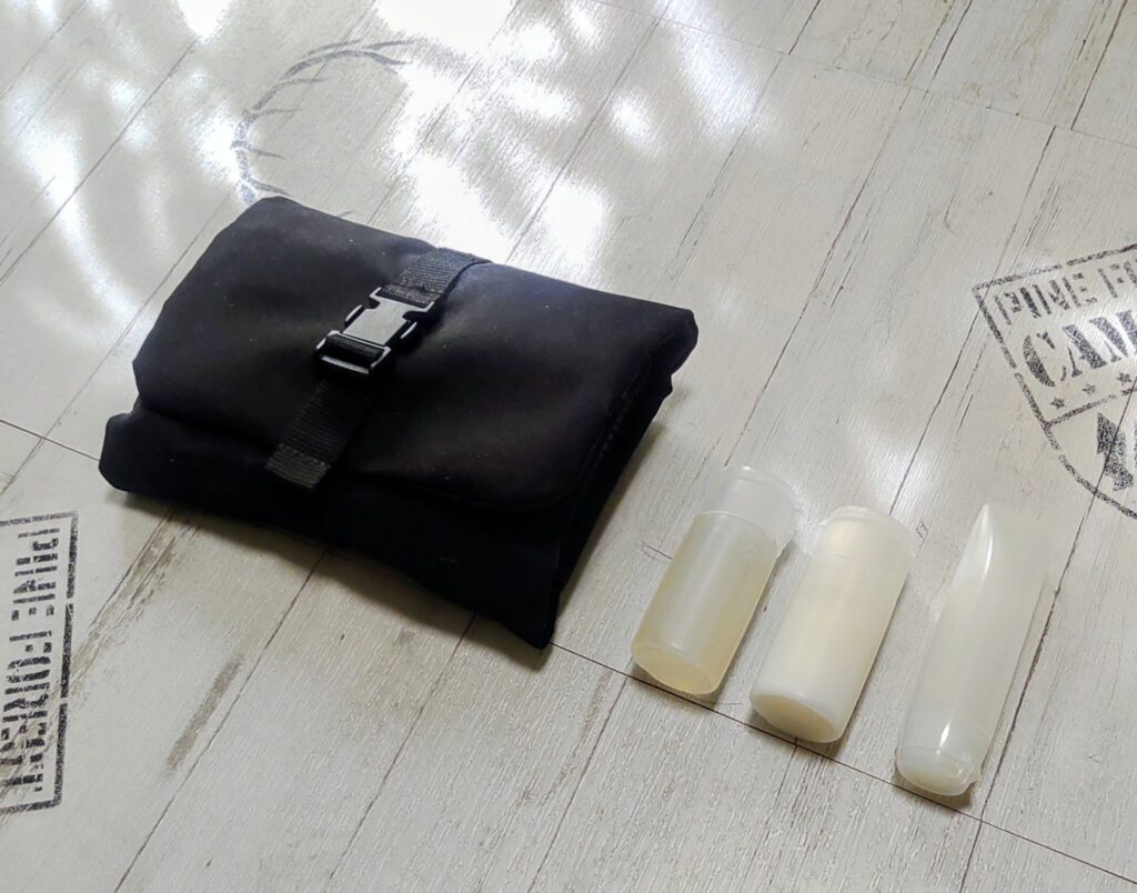 無印良品のトラベルポーチ