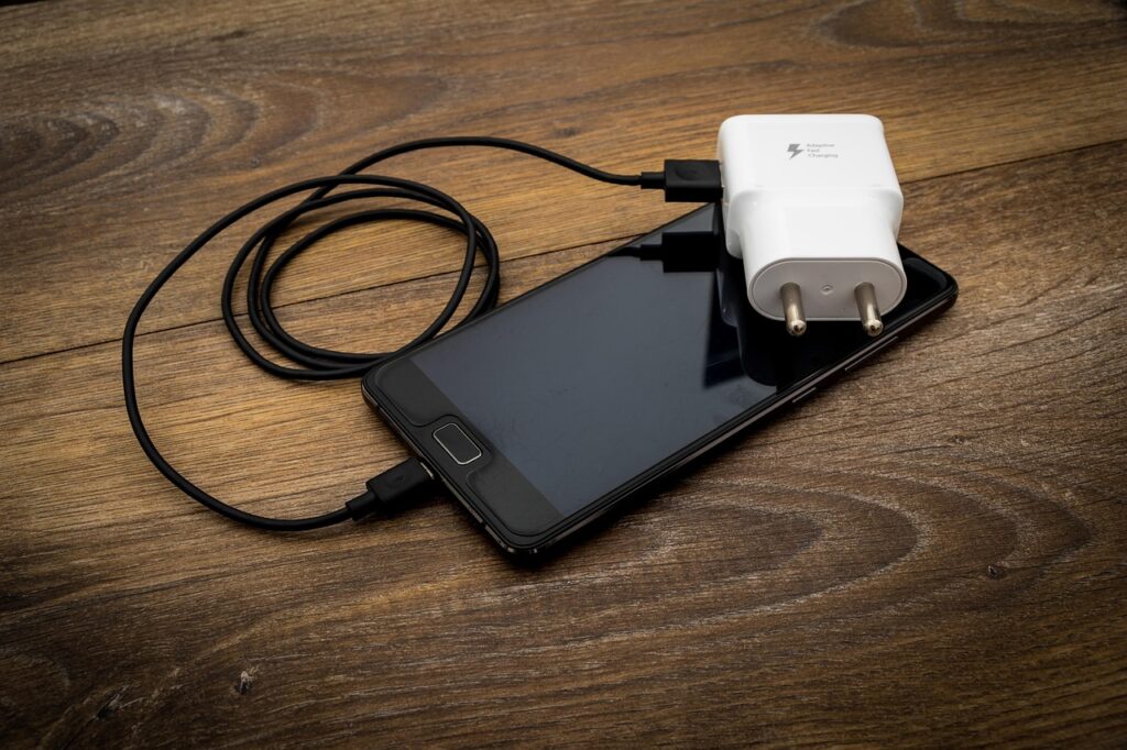 スマホの充電器