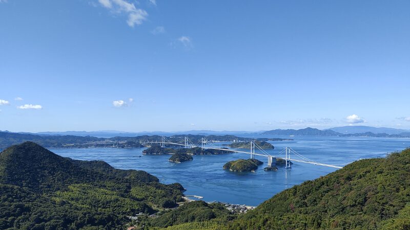 亀老山展望公園からの絶景(日中)